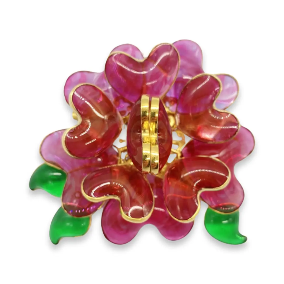 Poured Glass Rose